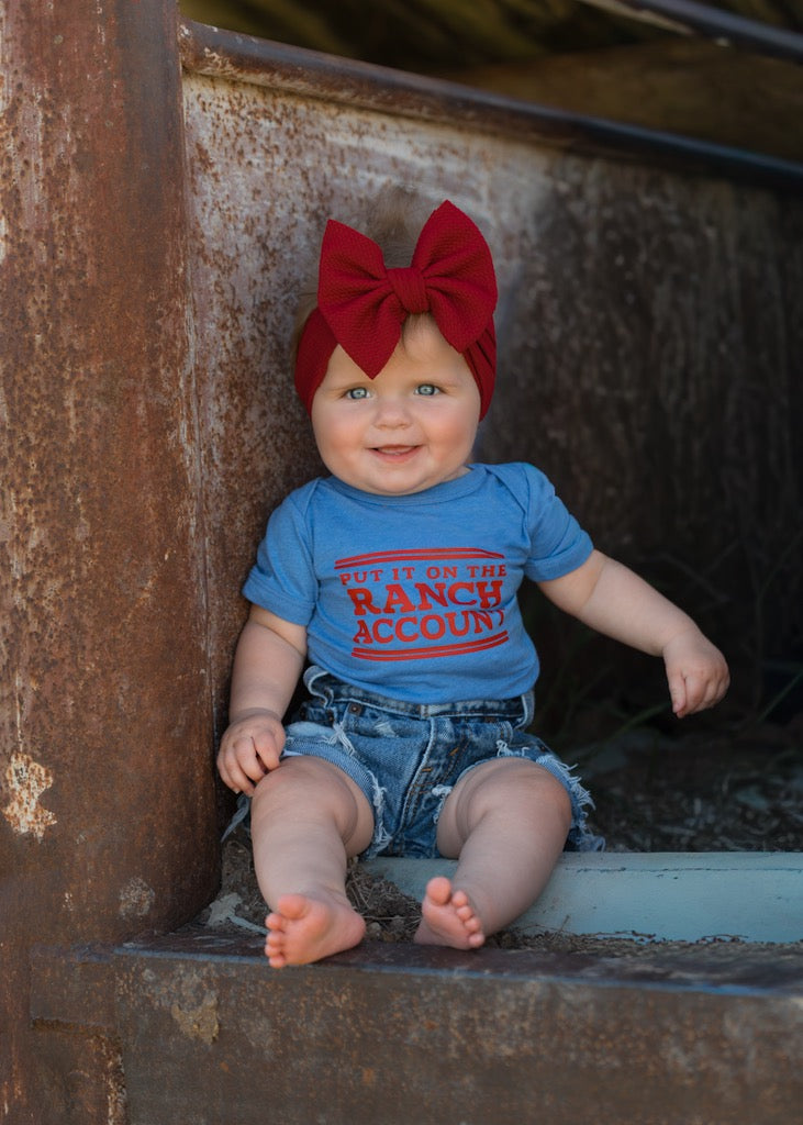 Put It On The Ranch Account Bodysuit & Tee