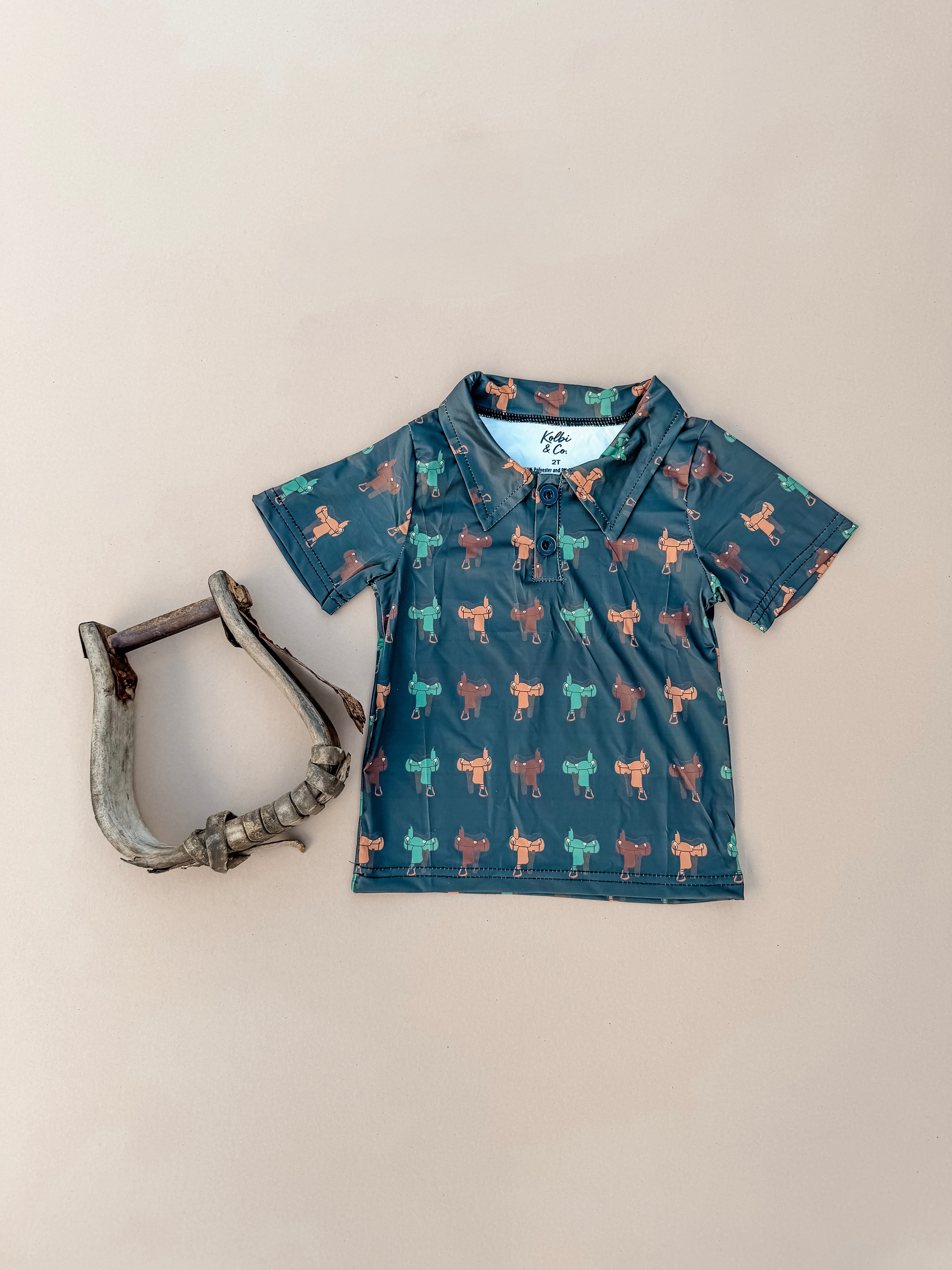 Western Saddle Polo Shirt