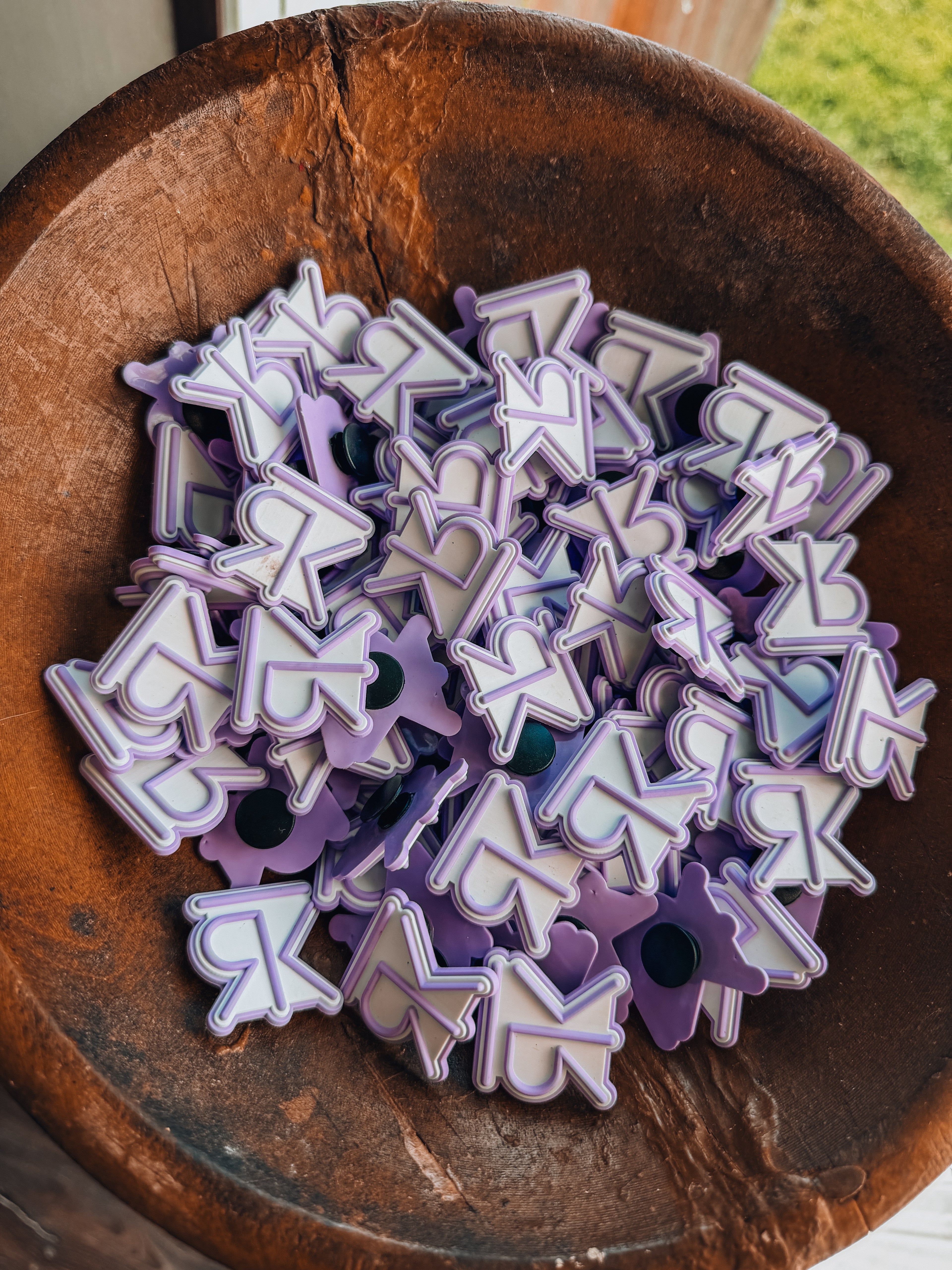 KR Brand Croc Charm – Lavender