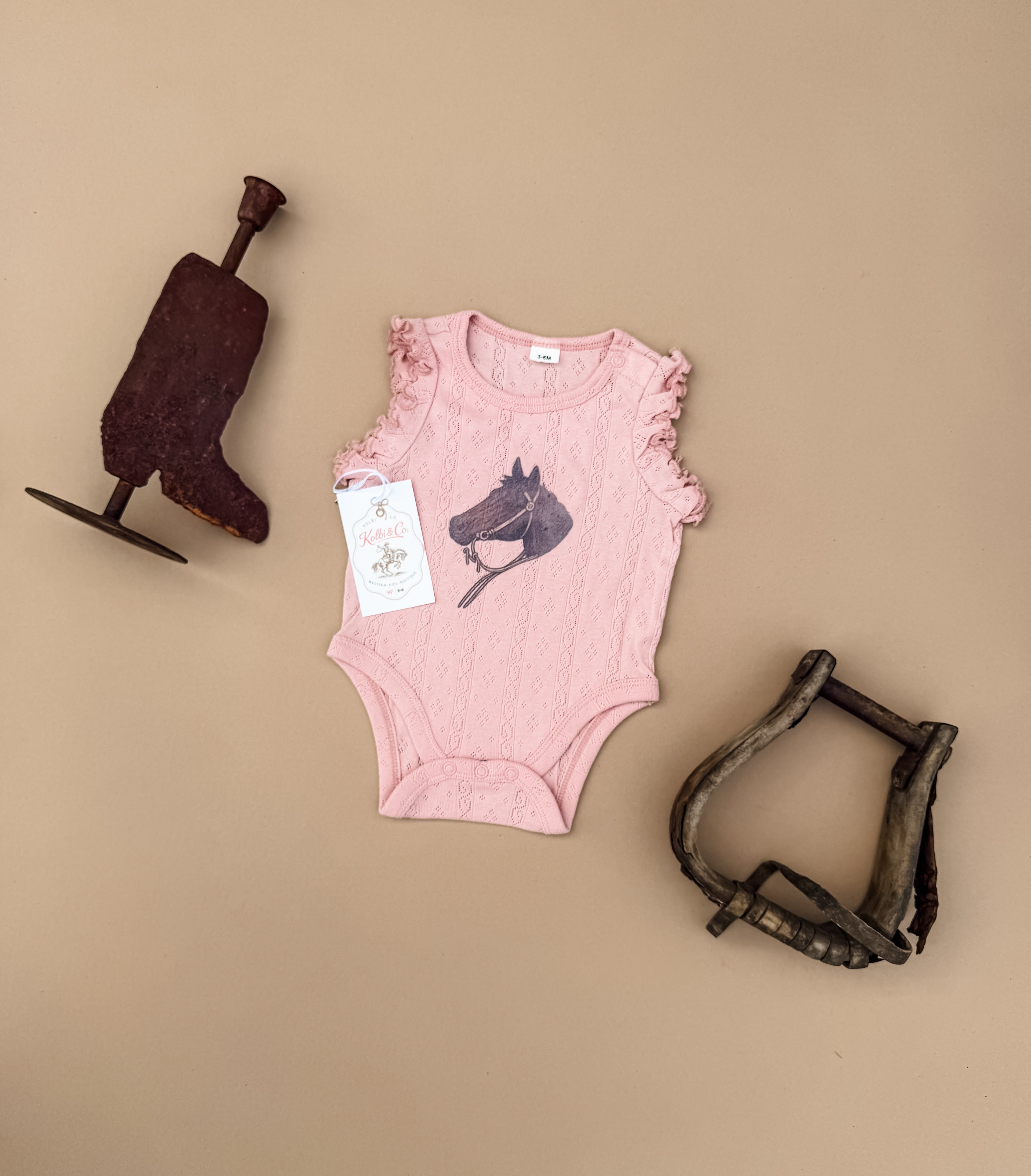 Little Cowgirl Horse Onesie