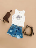 “Tiny Cowgirl Big Dreams” Tank